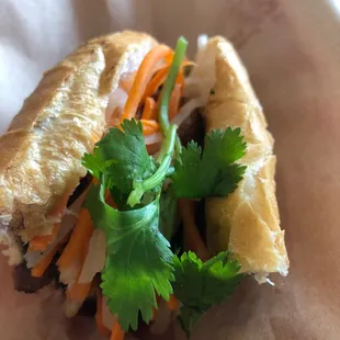 Vietnamese sandwich. It was delicious