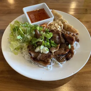 Grilled Pork Vermicelli ($13)