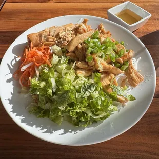 Roasted Chicken Vermicelli with sauce