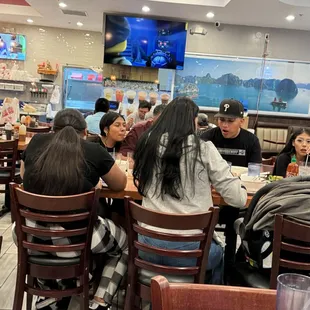 Dinner time at pho island in chino hills