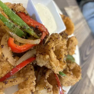 Fried calamari