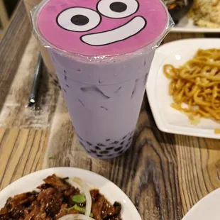 Taro milk tea