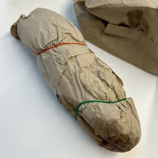 Can't believe it was wrapped with a napkin