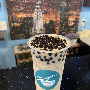 Earl Grey Milk Tea w/ Boba