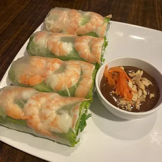 A4. Shrimp & Veggies Spring Rolls