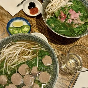 Pho Bo Vien (meatball pho)
