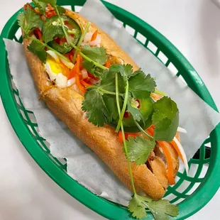 Fried egg banh mi