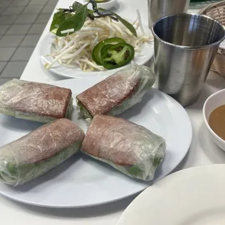 A1. Grilled Pork Spring Rolls