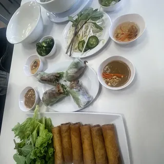 A8. Chicken Spring Rolls