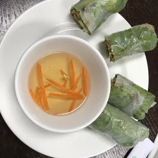 Pork spring rolls