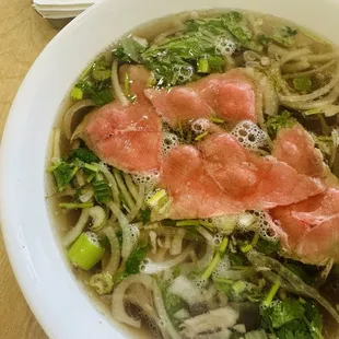 02. Beef Pho with Rare Round Steak