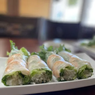 a plate of food on a table