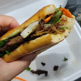 Grilled  Pork Banh Mi