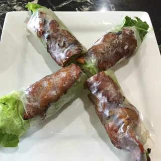 Grilled Pork Spring Rolls