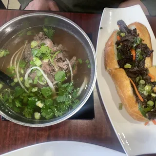 Grilled Lemongrass Beef Sandwich (Banh Mi Bo Nuong)