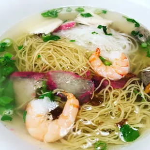 Mix egg &amp; rice Noodles combo