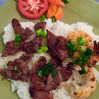 Grilled Pork with Steamed Rice (Kids)