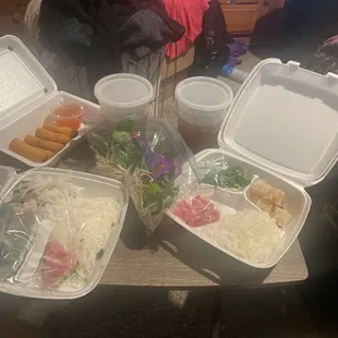 Take home pho for the wife and me!