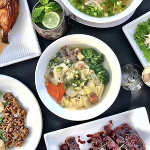 Pho Kim Long has a variety of Asian dishes, cocktails, beers and wines to choose from!