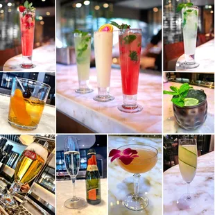 Many drink options to choose from!  Come check out our lighted bar!