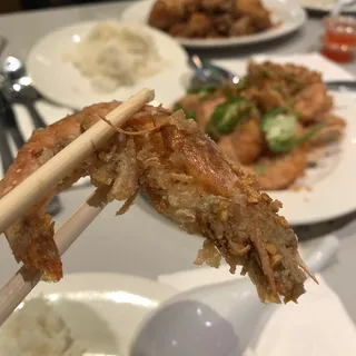 Crispy Shrimp With Salt And Pepper