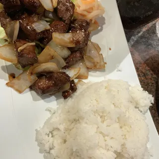 Shaking Beef & Rice
