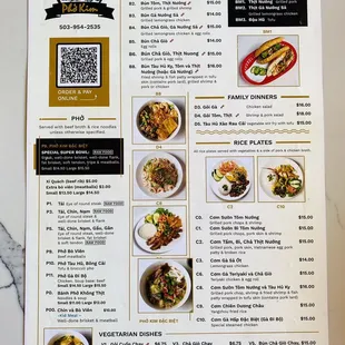 Menu Front