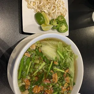 I love the broth here. Very tasty! Prob best around the OKC area.  Fresh veggies, friendly people.  My place to go.