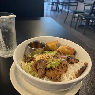 B2. Grilled Pork Chops Vermicelli Noodles