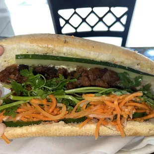 Banh Mi with BBQ Pork