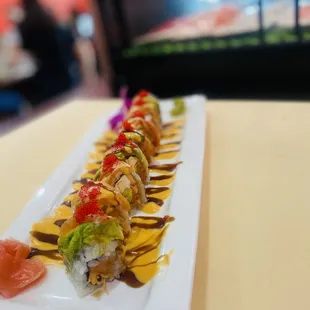 Really good sushi at pho king