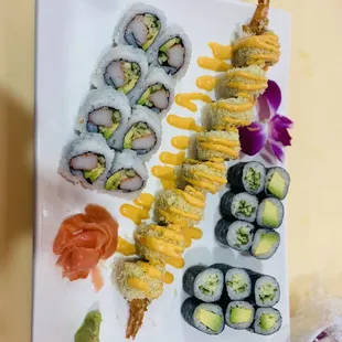 sushi and sashimi