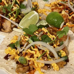 Grilled pork, Bulgogi taco