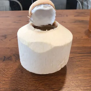 A whole coconut!