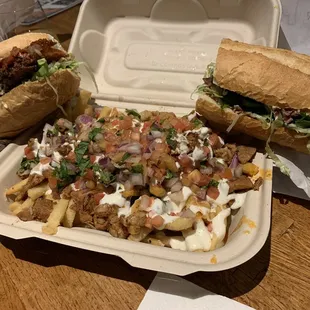 Al pastor fries, pho bahn mi, chopped cheese