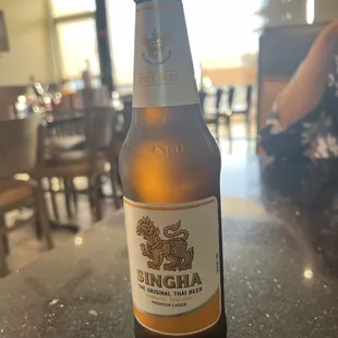 First time I&apos;ve enjoyed a Singha since the Pandemic (Singha wasn&apos;t being shipped to America). Pho King offers Singha Thai Beer.