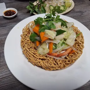 #58 Birds Nest (not on the menu) Interesting dish