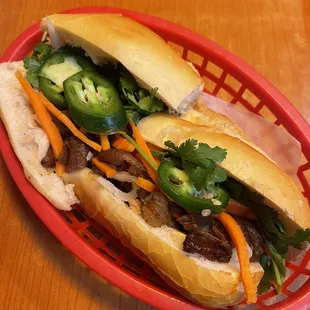 Grilled Pork Vietnamese Sandwich