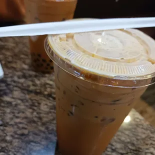 Thai Thea... Front no boba... Back with boba