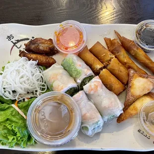 Appetizer plate (~$15)