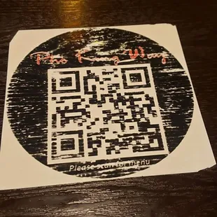 Menu QR