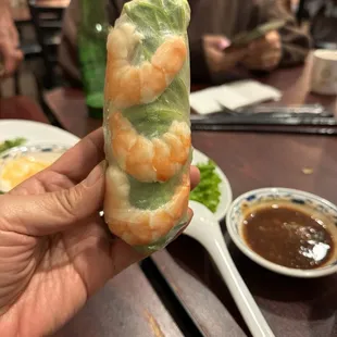 Shrimp 1. Goi Cuon-springroll