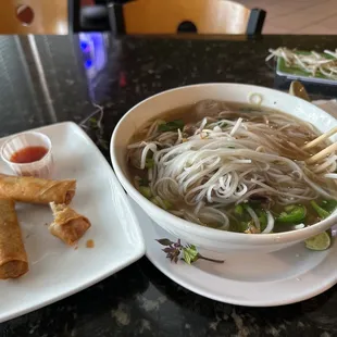 House special  and egg rolls