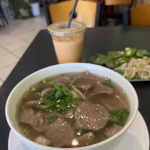 House special pho and spring rolls! Very good! 2. Springrolls  24. Pho Dac Biet