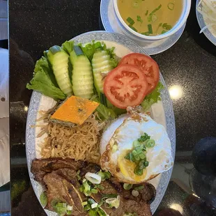 B4. Com Bi, Cha, Tom and Suon Nuong