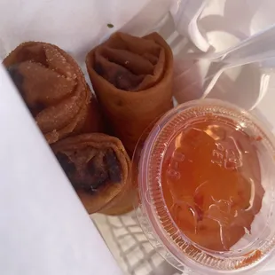 Pork egg rolls