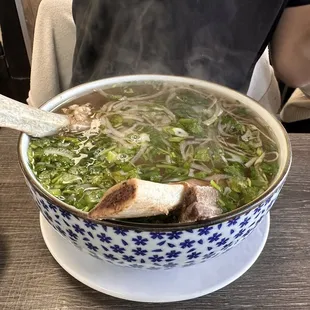 The pho is great here.  Didn&apos;t feel like waiting in line at pho 79, came here and was surprised at how good the pho broth was.