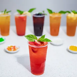 Strawberry Fruit Green Tea- Trà Xanh Dâu