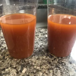 Thai Tea (this is all they gave us when we asked for no ice, they didn&apos;t put milk in it either which we wanted)