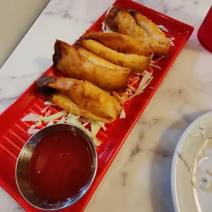 Twin Rolls ( Cream cheese and Shrimp )